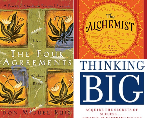 Books Recommendations For Self Development & Growth cover photo collage
