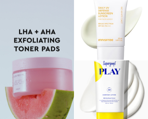 skin care cover photo collage