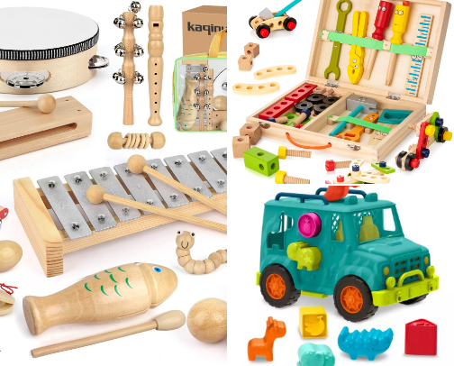 KIDS TOYS. Here are some toys your kids might want. Less screen time but enjoyable toys. cover photo collage