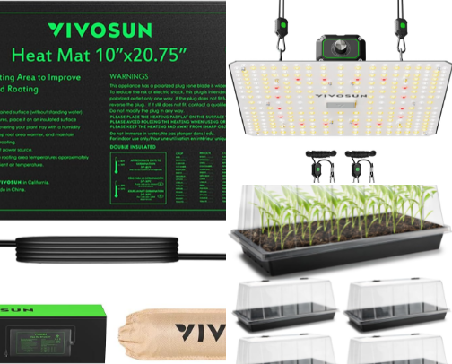 🌱 Vegetable Garden Essentials: Raised Beds, Seed Starting, Trellis Growing & Backyard Food Garden Tools 🍅🌶️ cover photo collage