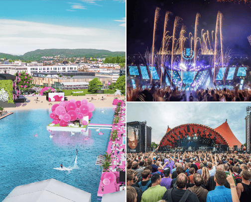 Europe Festival Guide cover photo collage