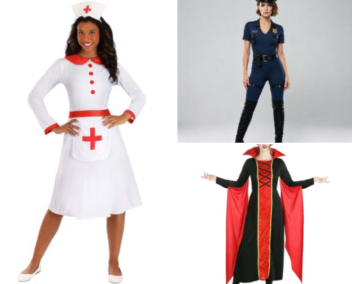 Sexy Halloween Costumes for Him & Her cover photo collage