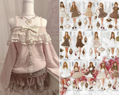 fall himekaji inspired outfits 🍂⊹₊ ⋆୨ৎ cover photo collage