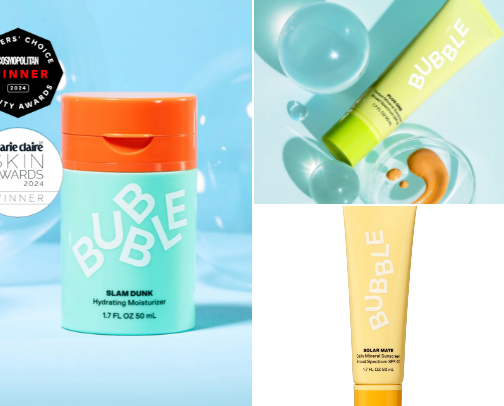 Skincare & hair care recs cover photo collage