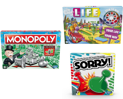 Top Family Board Games of the 1970's and 1980's you can still buy. cover photo collage