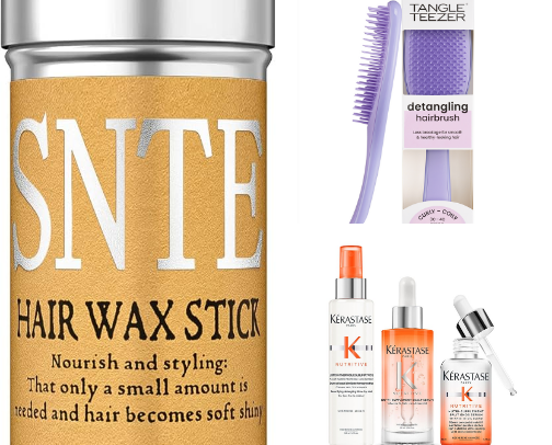 Hair product cover photo collage
