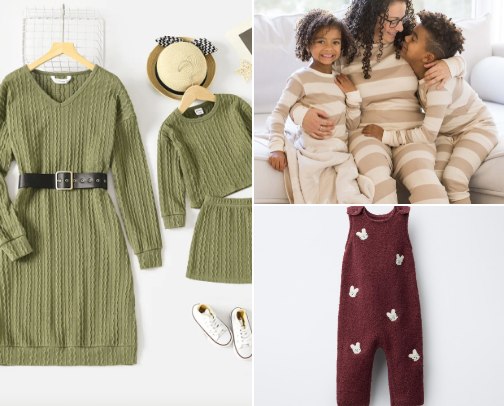 Holiday Mommy & Me Looks cover photo collage