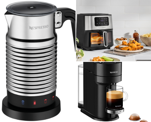 Small kitchen appliances cover photo collage