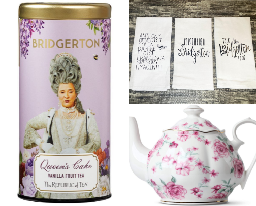 Dearest Reader, A Bridgerton Tea List cover photo collage
