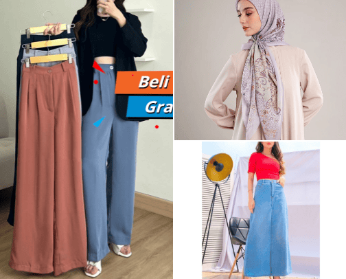 Ootd hijab bigsize ✨ cover photo collage