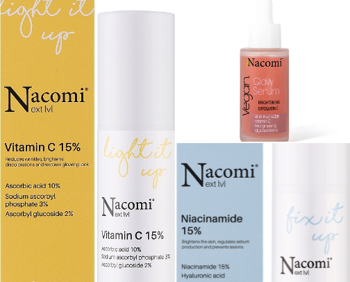 Nacomi - polish skincare brand cover photo collage