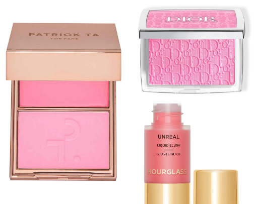 MUA approved blushes 🤍 cover photo collage
