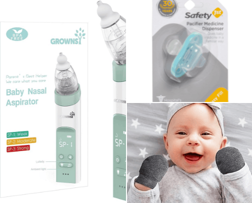 The ultimate newborn necessities cover photo collage