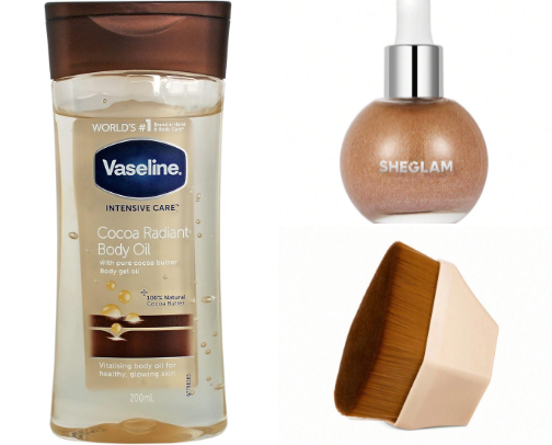 Glowy, Soft & Silky Skincare Routine cover photo collage