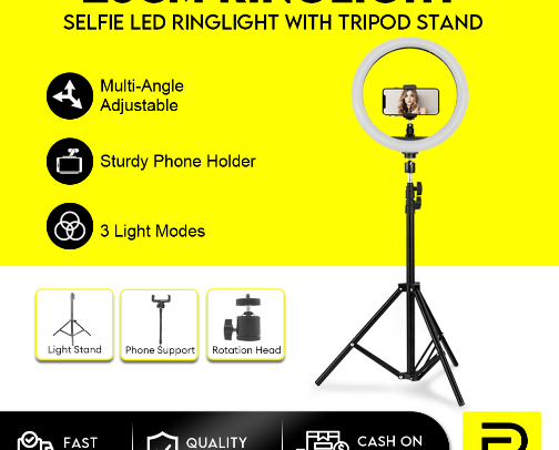 Ring lights cover photo collage