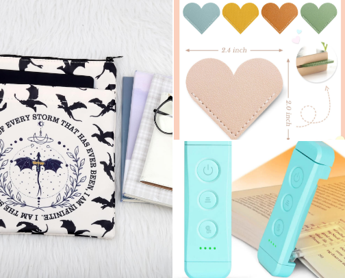 Bookish Supplies I Always Keep in my Purse cover photo collage