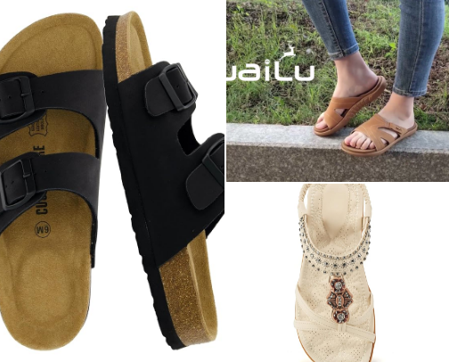 Top 10 Best Slip-On Sandals for Women to buy cover photo collage