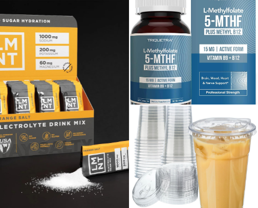 Nightstand Essentials (For Exhausted Moms + Spoonies) cover photo collage