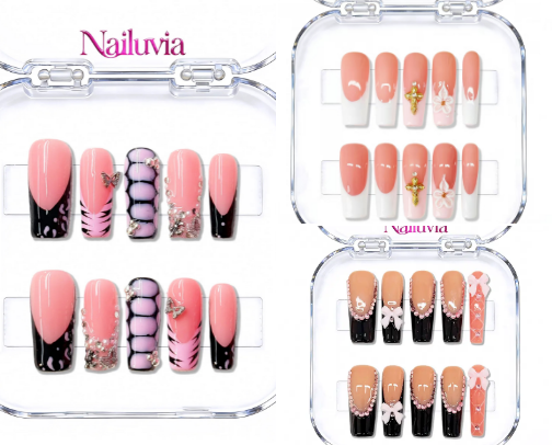 💅 Viral TikTok Press-On Nail Favorites cover photo collage