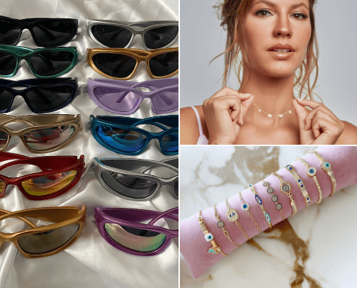 accessories, jewelry, glasses... all kinds of little things🩷🥹 cover photo collage