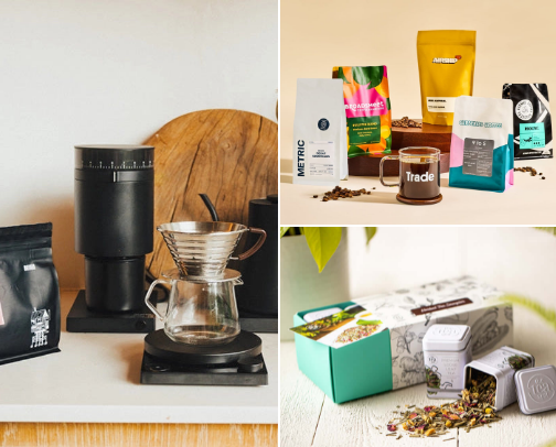Coffee, Food & Beverage & More cover photo collage