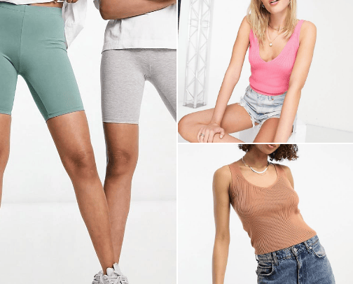 ASOS 50% off summer pieces cover photo collage