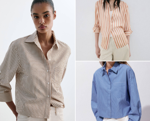 My Go-To Striped Tees (I Own Way Too Many) 🩵 cover photo collage