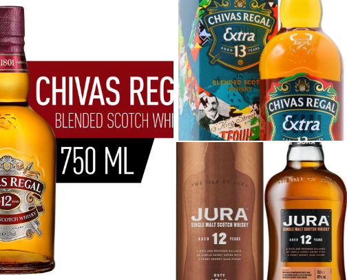 My fave Whisky: Scotch/Irish/Bourbon cover photo collage
