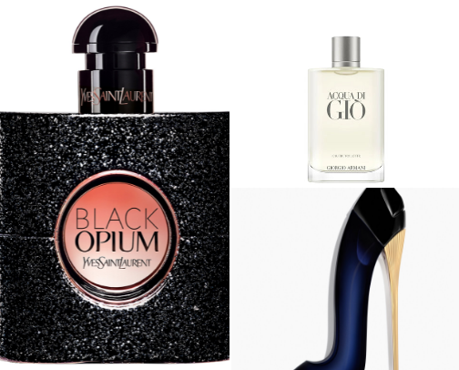 Perfumes for Men and Women cover photo collage