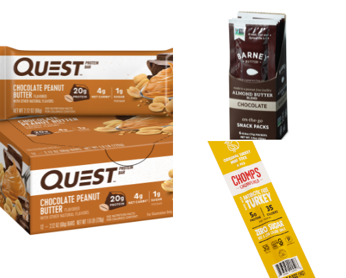 Protein On-the-Go: Clean, Non-Dairy Snacks cover photo collage