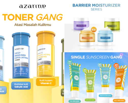 Skincare andalan in this economy cover photo collage