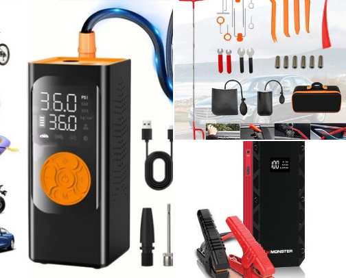 Car Must Haves cover photo collage