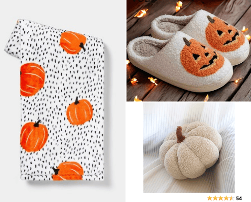 cozy halloween essentials cover photo collage