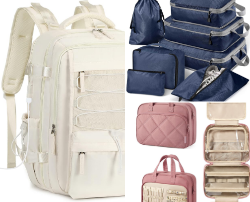 Travel Essentials For Women cover photo collage