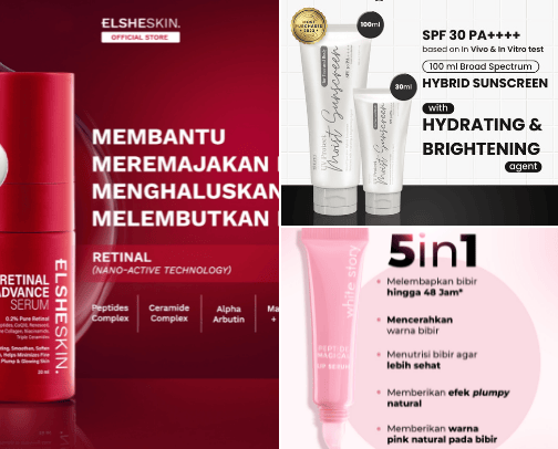 Skincare Loving cover photo collage