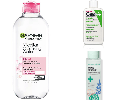 Nighttime Skincare Routine cover photo collage