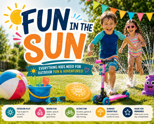 Fun in the Sun cover photo collage