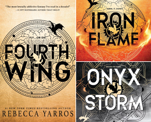 Best Romantasy Book Series cover photo collage