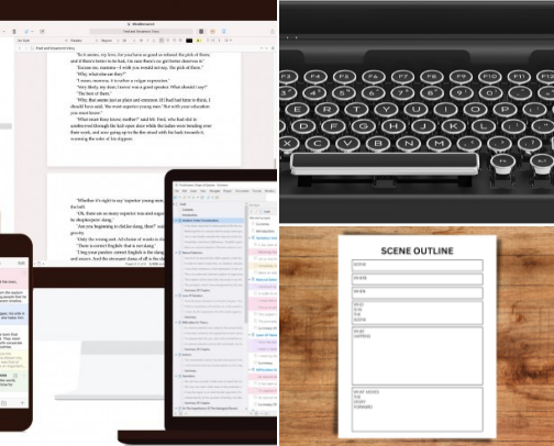 Things I Love as a Fiction Writer cover photo collage