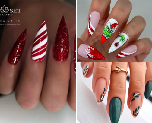 Nail inspo and ideas  for all seasons cover photo collage