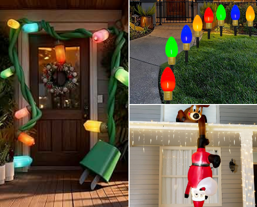 Outdoor Christmas cover photo collage