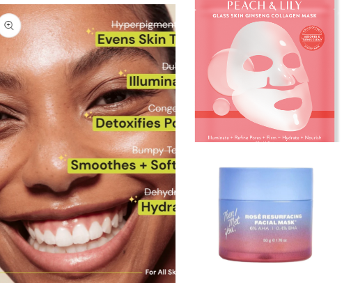 Face masks cover photo collage