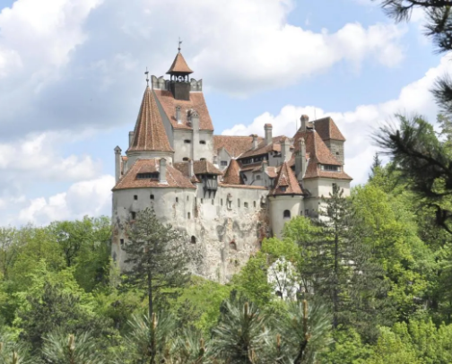 Gothic Hotels & Dracula Travel Guide cover photo collage