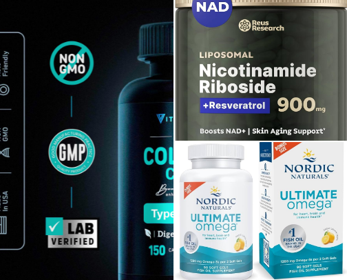 Fountain of youth - supplement and skin care edition cover photo collage