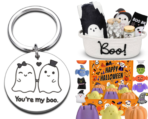 Boo Baskets for Spooky Season- Halloween cover photo collage