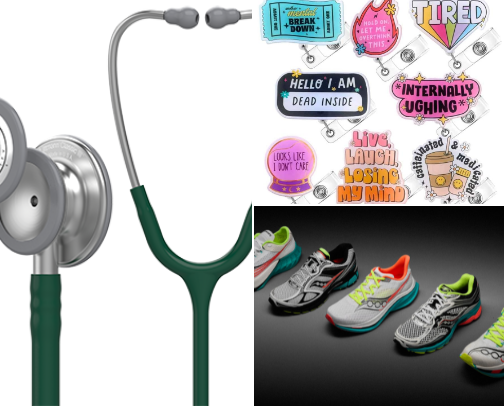 nursing essentials for new grads :) cover photo collage