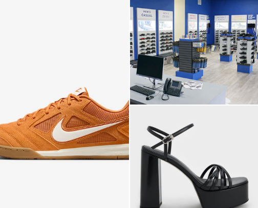 Shoes cover photo collage