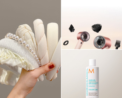 HAIR CARE & ACCESSORIES MUST HAVE cover photo collage