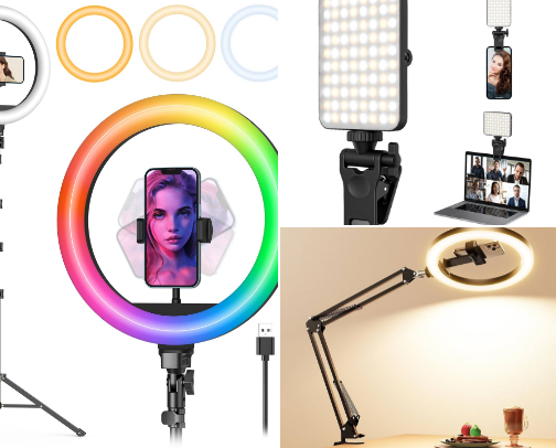 Content creator must-haves from a former TV Reporter cover photo collage
