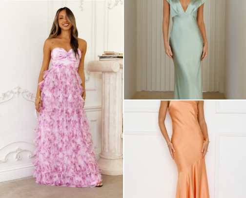 Formal Dresses cover photo collage